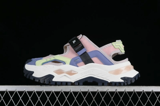 Fila Fusion Thick Sole Hard Candy Sandals - T12W421403FRB