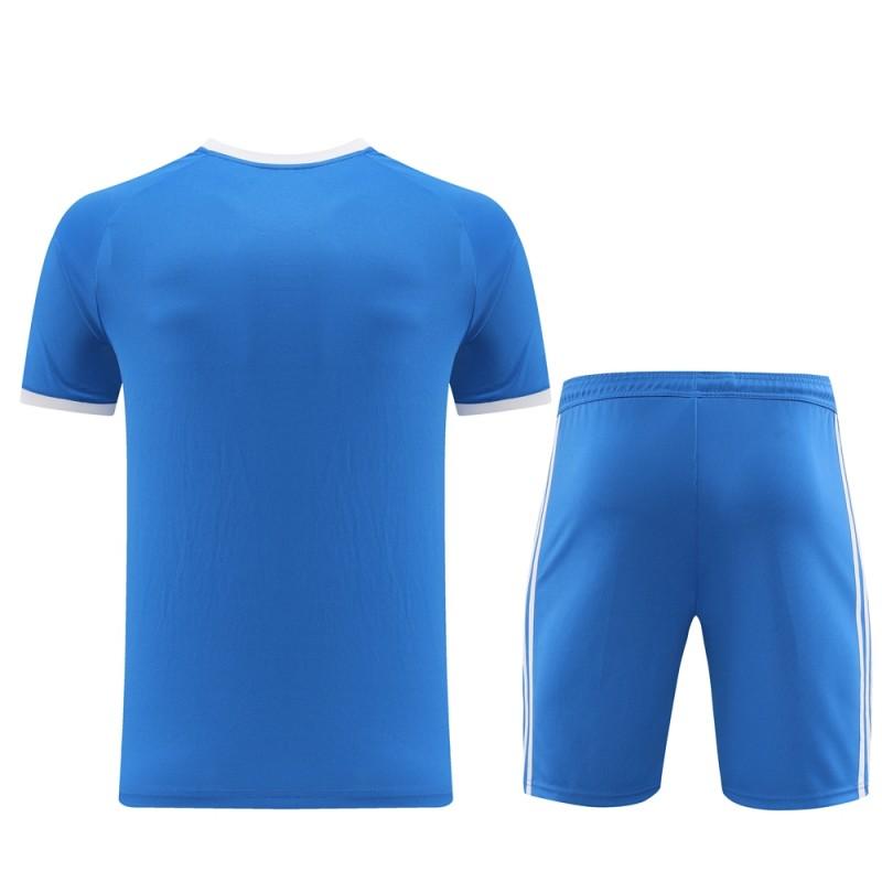 24/25 Adidas Original Blue Short Sleeve Jersey+Shorts