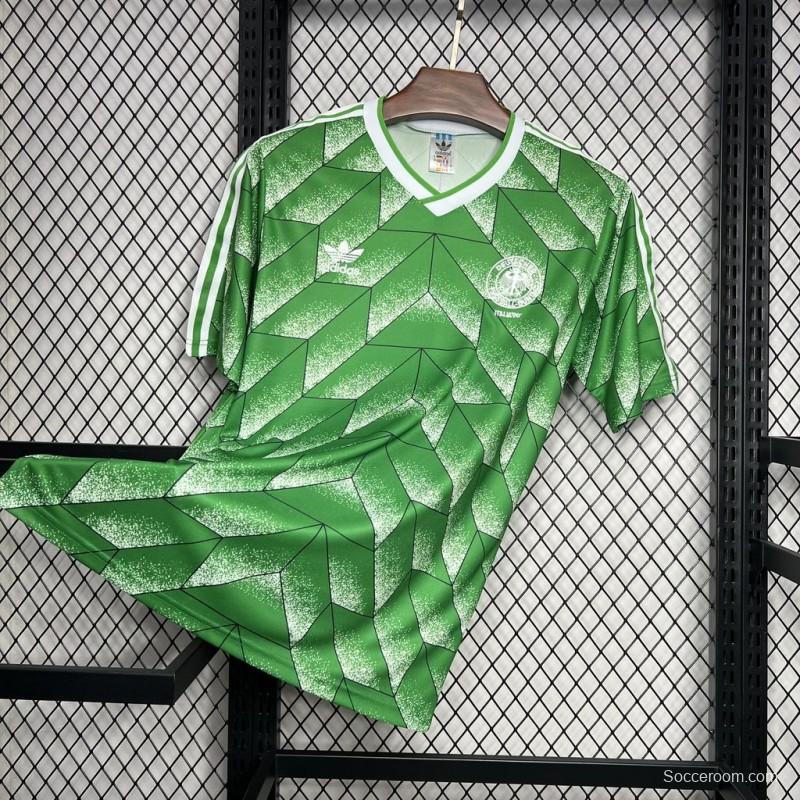 Retro 1990 Germany Away Green Jersey