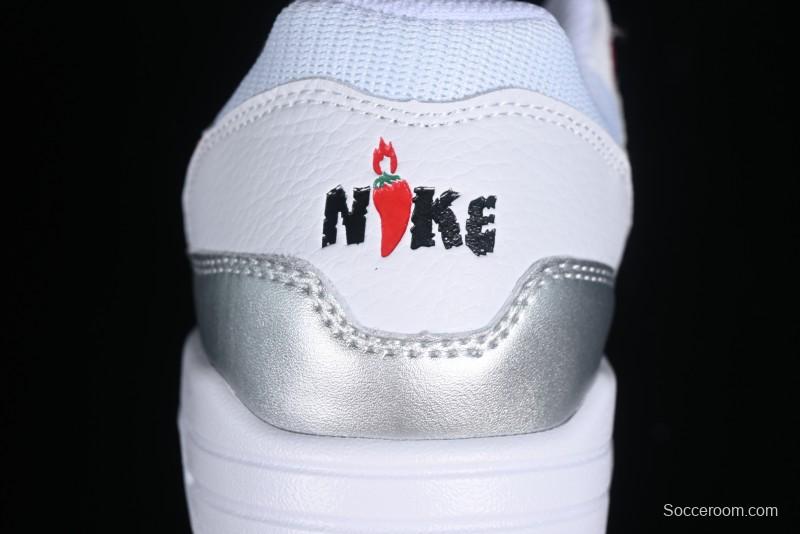 Nike Air Max 1 Retro Running Shoes with Half-Sole Air Cushion - HF7746-100