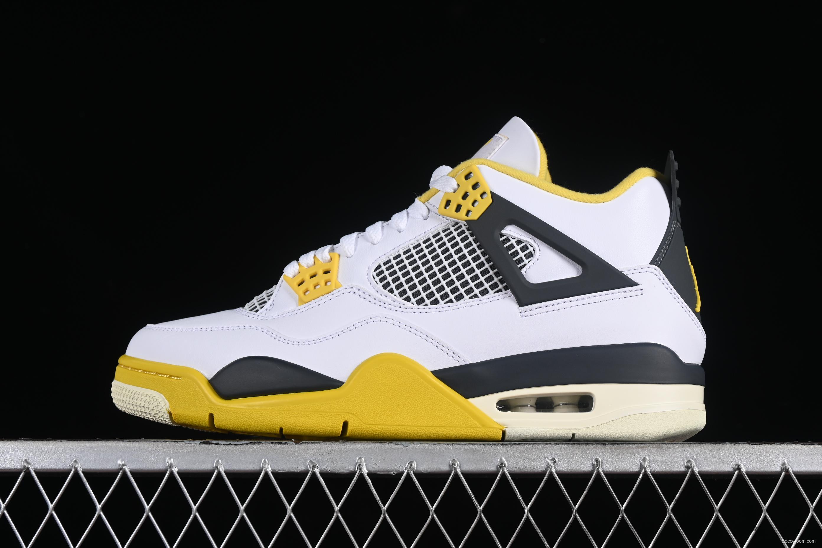 Nike Air Jordan 4 Retro Vivid Sulfur Sneakers - AQ9129-101
