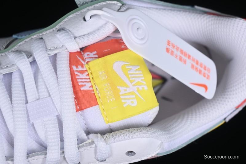 Nike Air Force 1 Shadow Lightweight Elevated Low-Top Versatile Sneakers - CW2630-141