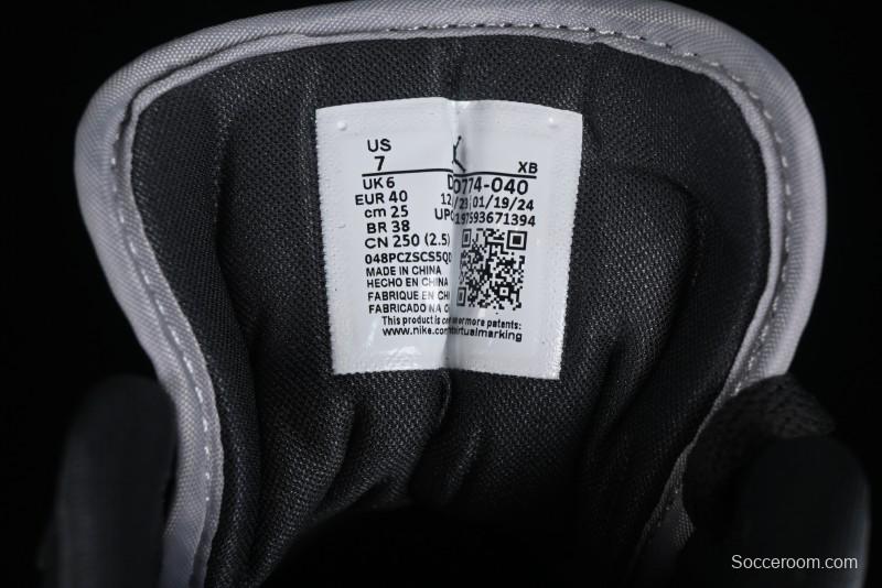 Nike Air Jordan 1 Low AJ1 Black Grey Blue Swoosh Low-Top Lifestyle Basketball Shoes - DC0774-040