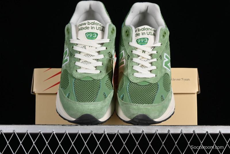 New Balance Made In USA M993 Series Classic Retro Running Shoes - U993GW