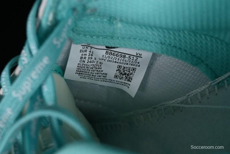 Nike SB Dunk Low Supreme Collaboration - Wheat Green Canvas Anniversary High-End Custom Low-Top Casual Skate Shoes - BB6698-512