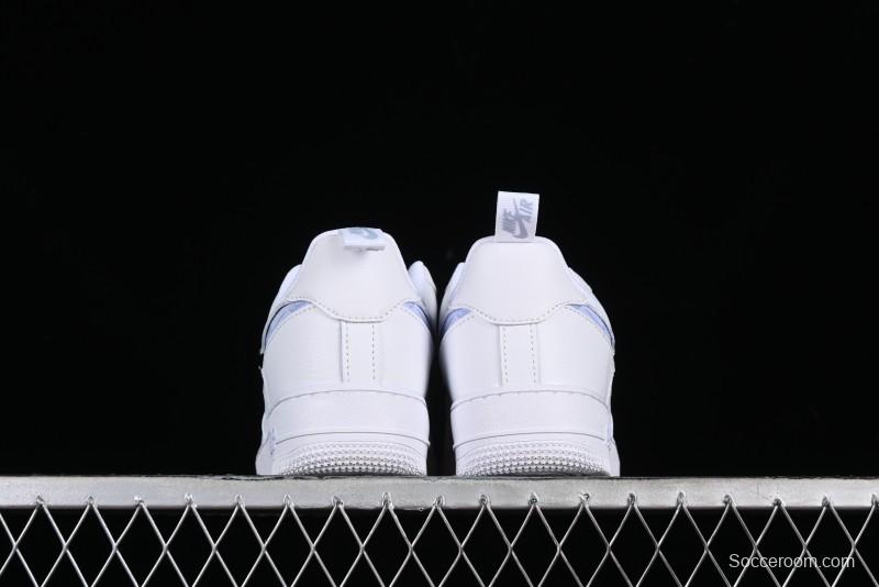 Nike Air Force 1 '07 Low Hazy Purple Casual Sneakers with Full-Length Air Solo Cushion - FB8971-800