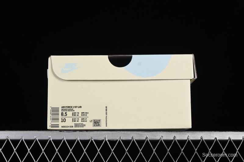 Nike Nocta x Nike Air Force 1 '07 Low Casual Sneakers with 3M Reflective Details and Full-Length Air Cushion - NO0224-026