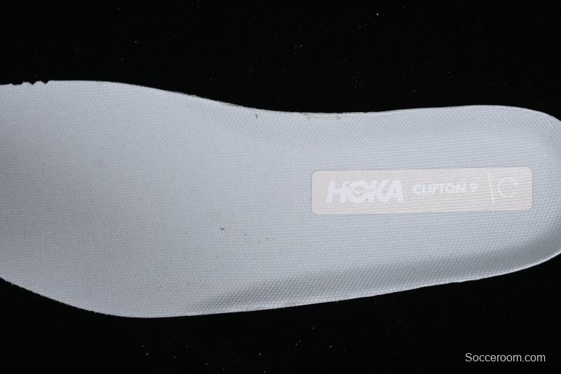 HOKA ONE ONE CLIFTON 9 Running Shoes with Lightweight Knit Mesh and Enhanced Cushioning - 1127895 NCWT