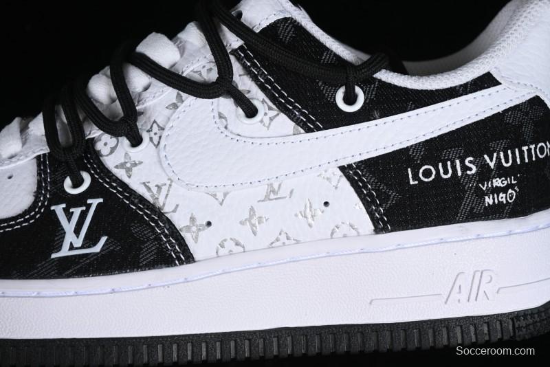 Nike Air Force 1 '07 Low Custom Collaboration Casual Sneakers with Strap - ZH0316-022