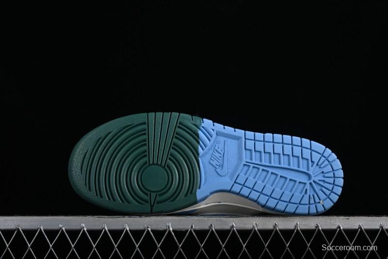 Nike SB Dunk Low Paris Olympics Limited Edition - Blue Green Color Blocking Low-Top Casual Skate Shoes - JH8310-952