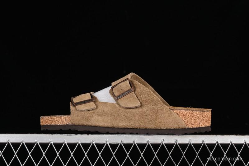 Birkenstock Birkenstock Sandals Series Soft Suede Leather with Lambswool Insole and Cork Midsole - G.D4