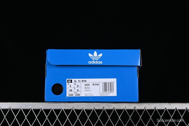 Adidas Originals SL 72 Retro Running Shoes with Nylon Upper and Rubber Outsole - JI2505