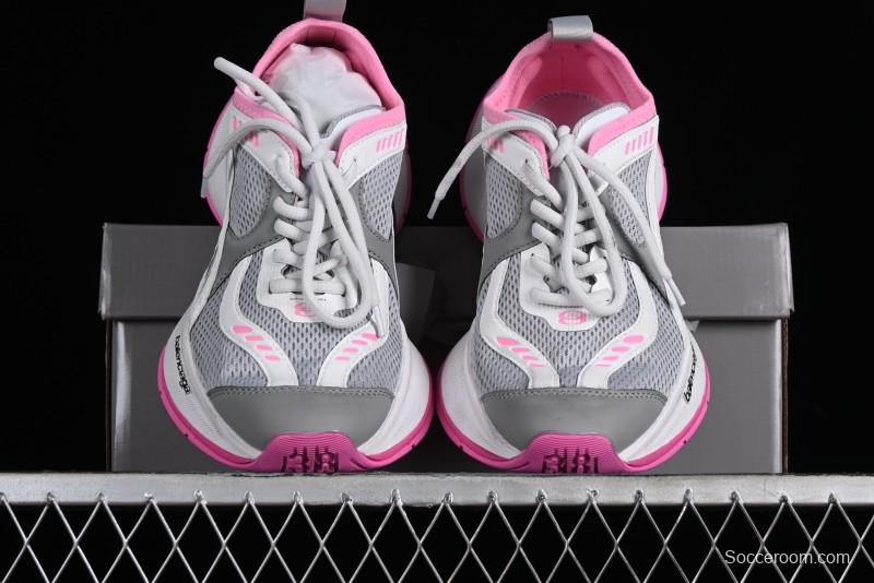 Balenciaga Circuit Lightweight Distressed Print Round Toe Fashion Casual Sneakers - WFLGY1950