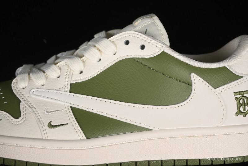 Nike Travis Scott x Fragment Design x Air Jordan 1 Low OG SP AJ1 Cultural Casual Sneakers - BB6588-311