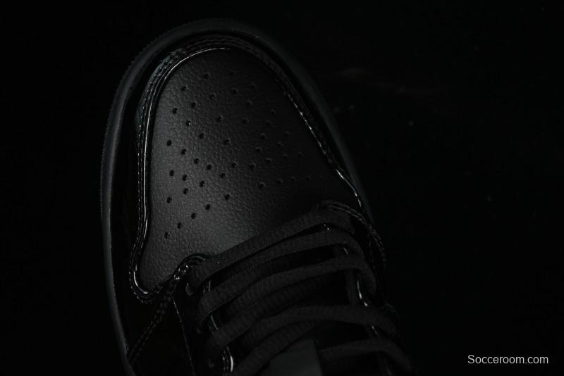 Nike Air Jordan 1 Low "Black Croc" Casual Sneakers - HJ7743-010