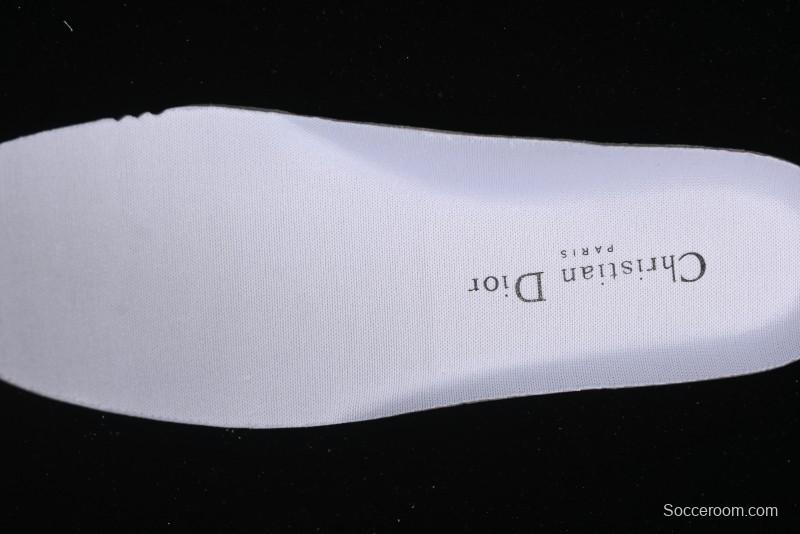 Dior Chrono Round Toe Lace-Up Lifestyle Casual Running Sneakers - 19W WHITE RED