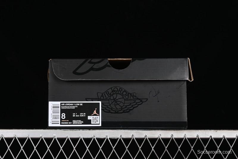 Nike Air Jordan 1 Low Black Cat Basketball Shoes - HM3690-001