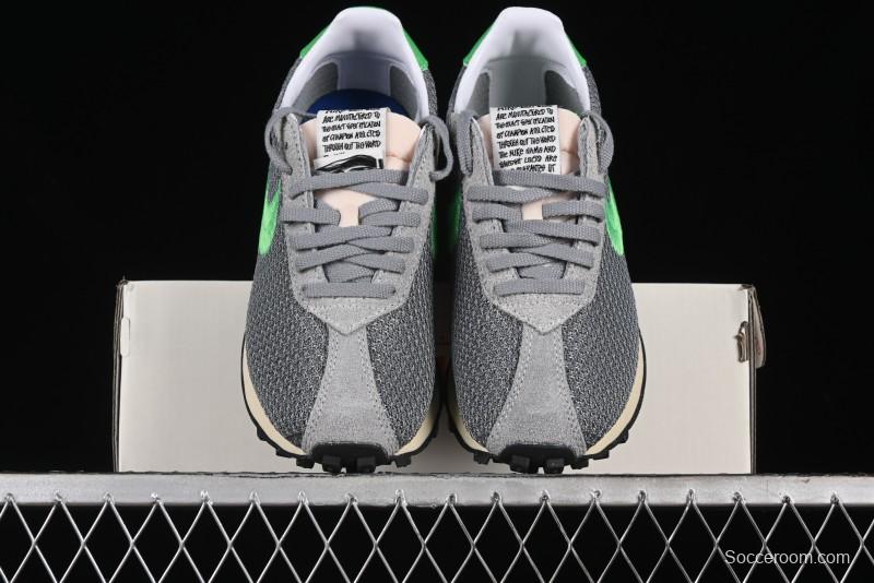 Nike Stussy Roshe Run LD-1000 Comfortable Versatile Non-Slip Durable Waffle Low-Top Casual Running Shoes - FQ5369-002