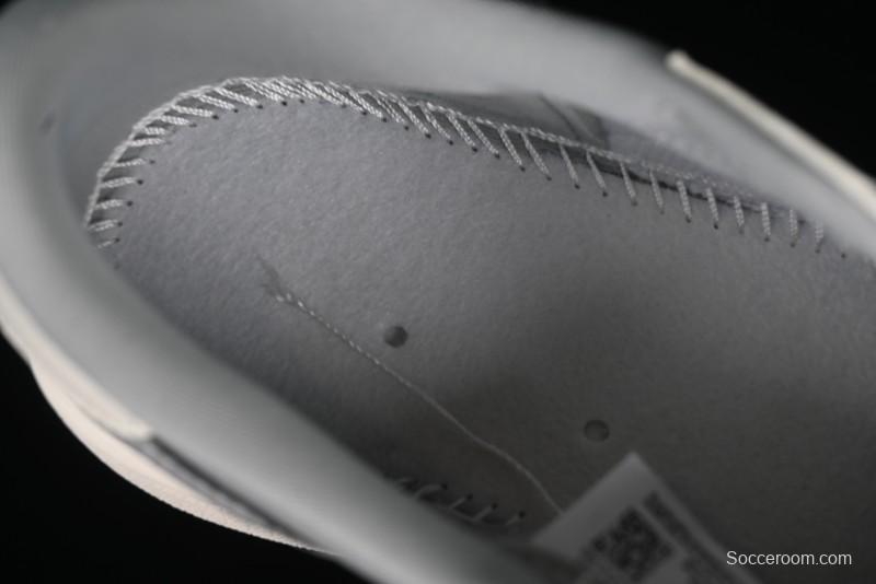 Nike Travis Scott x Fragment Design x Air Jordan 1 Low OG SP AJ1 Bape Collaboration - Moon Shadow Grey Low Top Casual Sneakers BB6511-625