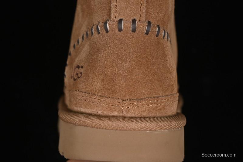 UGG Neumel Moc Ankle Boots in Chestnut Suede with Premium Comfort - 1153631