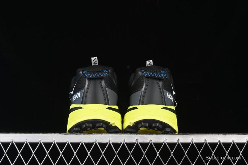 Hoka Mafate Three 2 Ultra-Lightweight Cushioned Trail Running Shoes with Vibram Outsole - 1141572 BHK