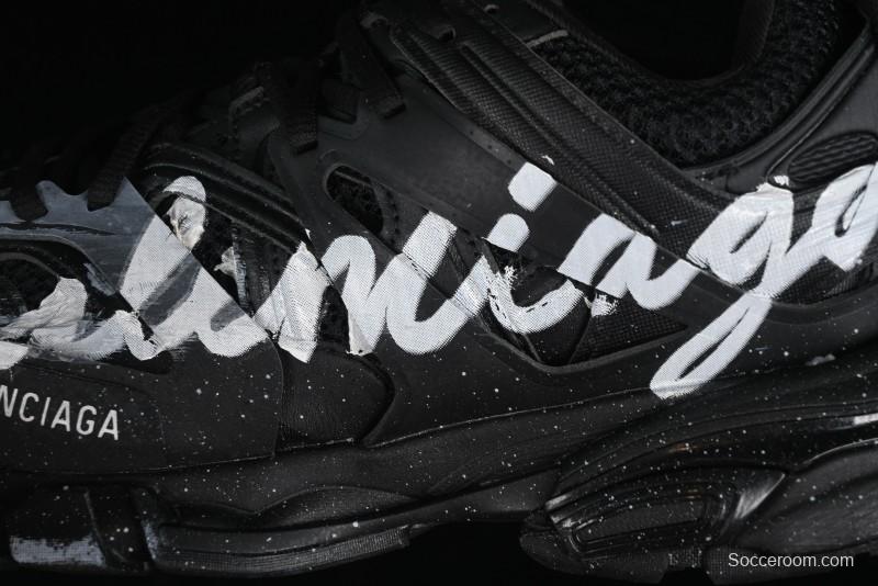 Balenciaga Track Sneaker with Transparent Heel Strap - WTRHW1090