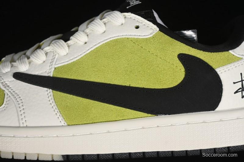 Nike Travis Scott x Fragment Design x Air Jordan 1 Low OG SP AJ1 Retro Sneakers - JH6089-002