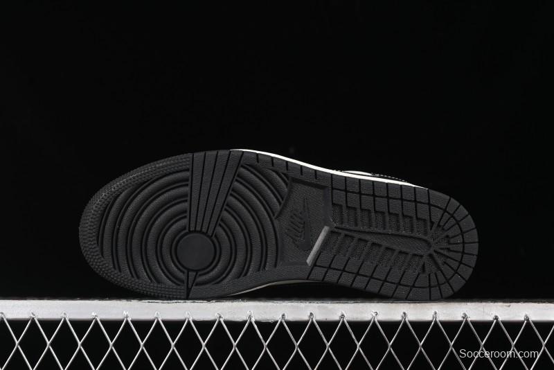 Nike Travis Scott x Fragment Design x Air Jordan 1 Low OG SP AJ1 Supreme Collaboration - Mist Blue Low-top Casual Sneakers - SJ2068-119