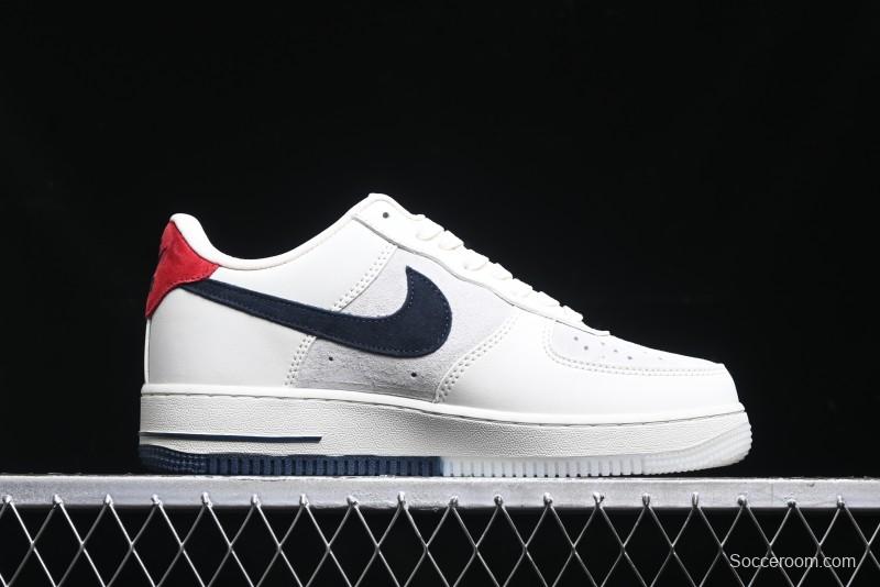 Nike Air Force 1 '07 Low Moncler Collaboration - Light Blue & Pigment Dyed Two-Tone Low-Top Casual Sneakers - CH6336-512