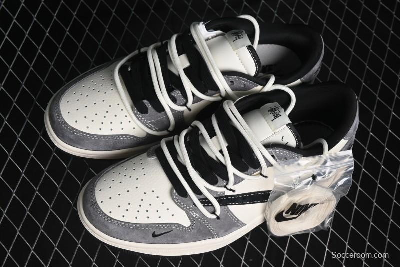 Nike Air Jordan 1 Low OG SP Travis Scott x Fragment Design Collaboration Sneakers - SJ0086-141