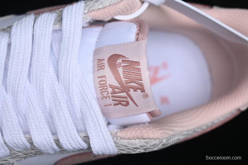 Nike Air Force 1 '07 Low Year of the Snake Themed Low-Top Casual Sneakers - HF2898-100