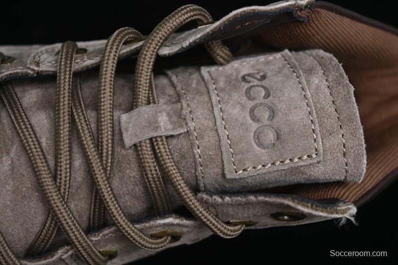 ECCO Cool Series Workwear Leather Anti-Slip Platform Chelsea Boots - 63890801001