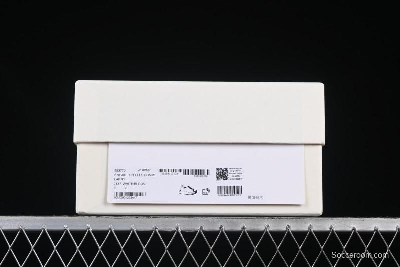 Alexander McQueen Oversized Sneakers with Mirror Silver Heel - White Leather Lace-Up Shoes