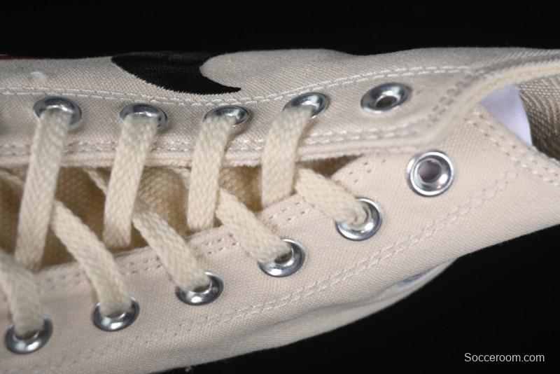 A Ma Maniere x Nike x Converse Chuck 70 High Top Sneakers with Leather and Velvet Swoosh Logo - A13388C