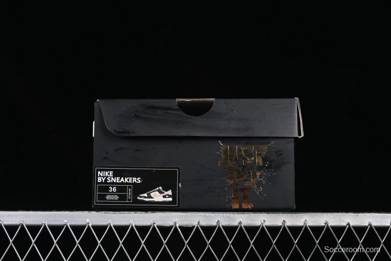 Nike SB Dunk Low Butterfly Bow Black White Pink Low-Top Casual Skate Shoes - BP1220-009