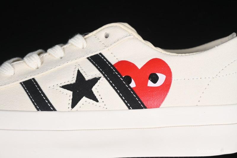 Converse One Star Academy Pro Low Top Casual Sneakers in Collaboration with Comme Des Garcons - A09878C