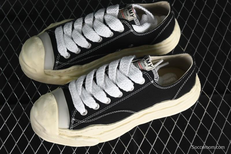 Wayne MMY Original Sole Leather Low Sneaker with Deconstructed Ice Cream Sole - W.E5