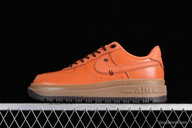 Nike Air Force 1 Low Luxe Casual Sneakers with Thick Sole and Waterproof Design - DM2451-800