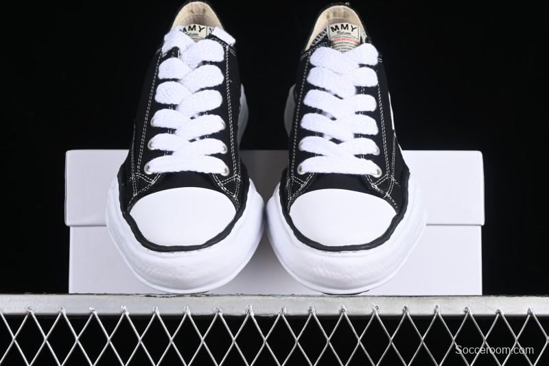 Wayne MMY Original Sole Leather Low Sneaker with Deconstructed Ice Cream Sole - W.E5