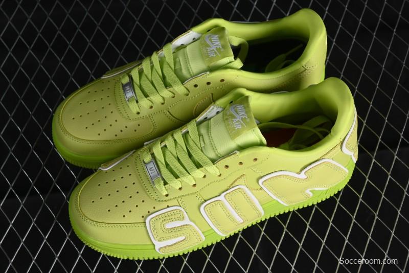 Nike CPFM x Nike Air Force 1 '07 Low Casual Sneakers in Lemon Green with SUNSHINE Design - DC4457-300