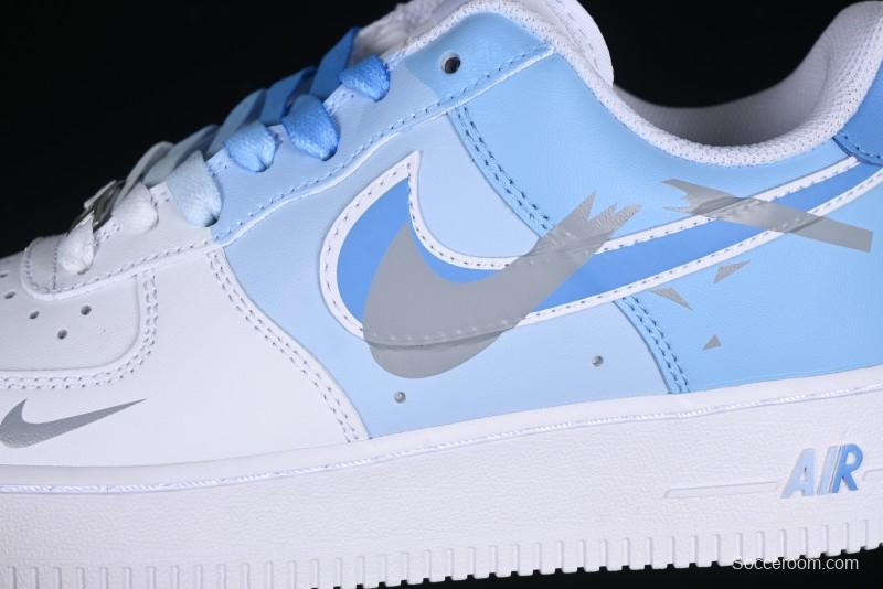 Nike Air Force 1 '07 Low 2D Swoosh Casual Sneakers - CW2288-952