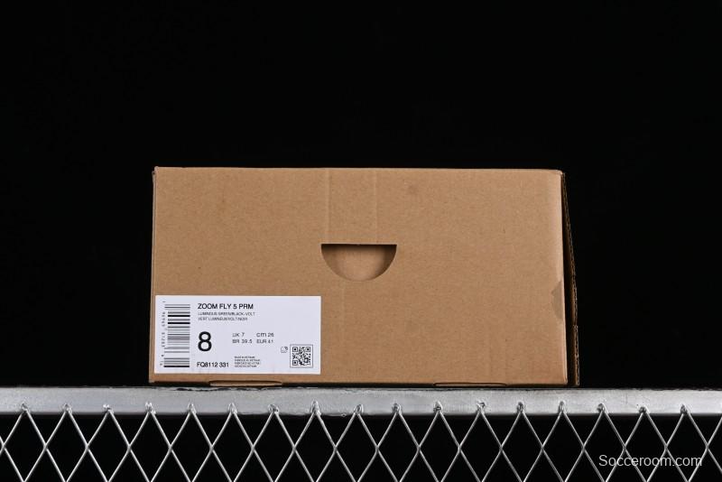 Nike Zoom Fly 5 Premium Lightweight Elastic Running Shoes with React Foam and Carbon Fiber Plate - FQ8112-331