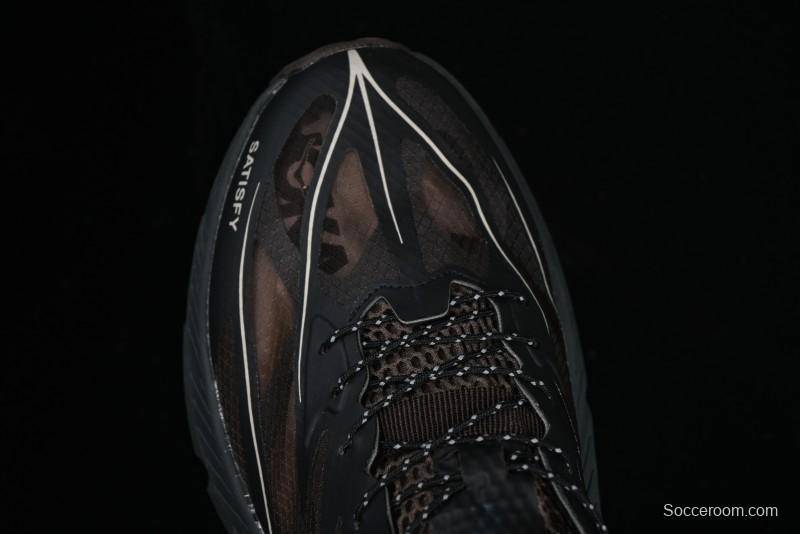 HOKA ONE ONE Satisfy Running Mafate Trail Low-Cut Cushioned Outdoor Hiking Shoes - 1157050 COFF