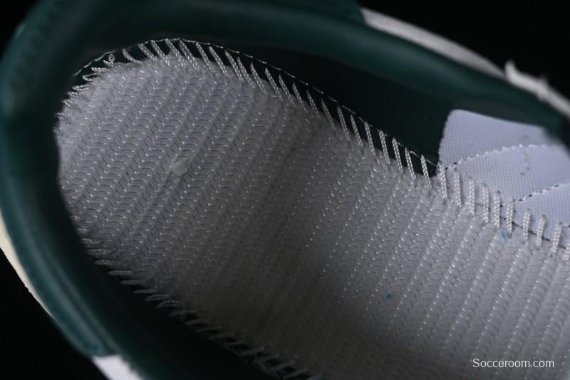 Adidas Retro-Inspired Sneakers - White, Grey & Green with Boost Sole