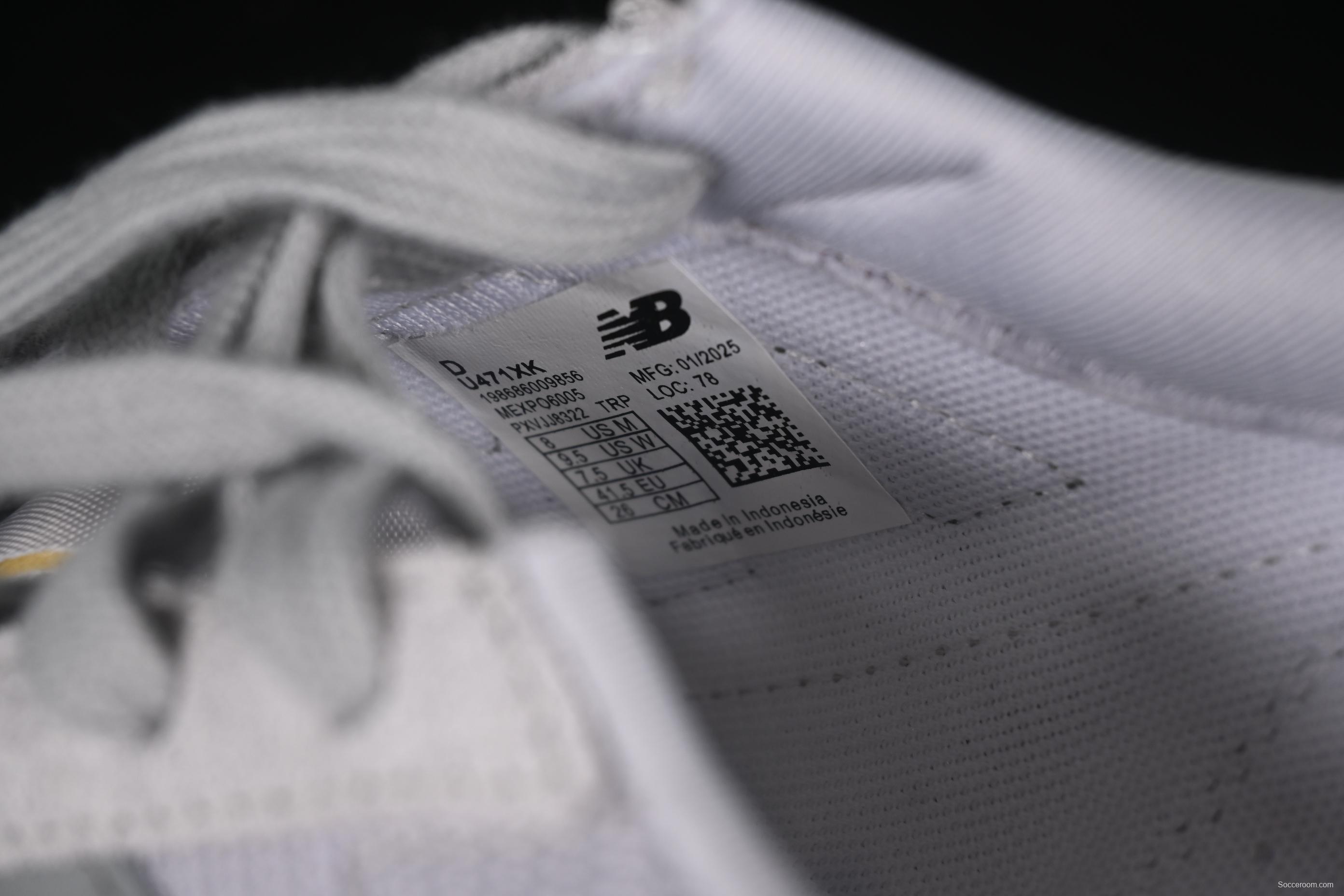 New Balance NB471 Series Fabric and Leather Casual Lifestyle Shoes - U471XK