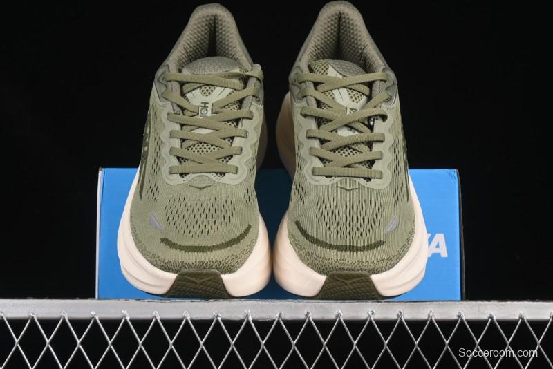 HOKA ONE ONE Bondi 9 Cushioned Running Shoes with Engineered Mesh Upper - 1162011 SSSC