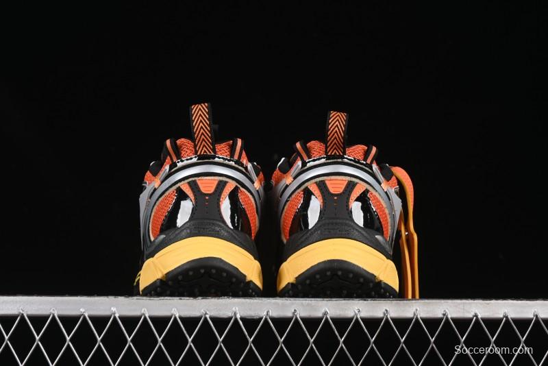 Off-White Be Right Low-Top Lifestyle Sneakers in Grey Orange - X.E5