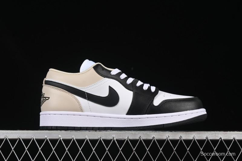 Nike Air Jordan 1 Low AJ1 Cream White Low-Top Casual Sneakers - 553558-153