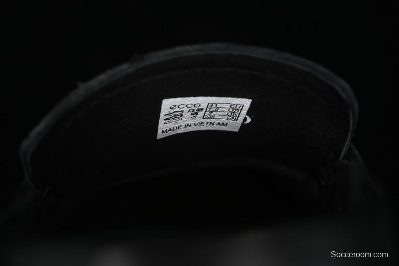 ECCO Soft Moc Summer Genuine Leather Breathable Slip-On Driving Shoes - 63516801001