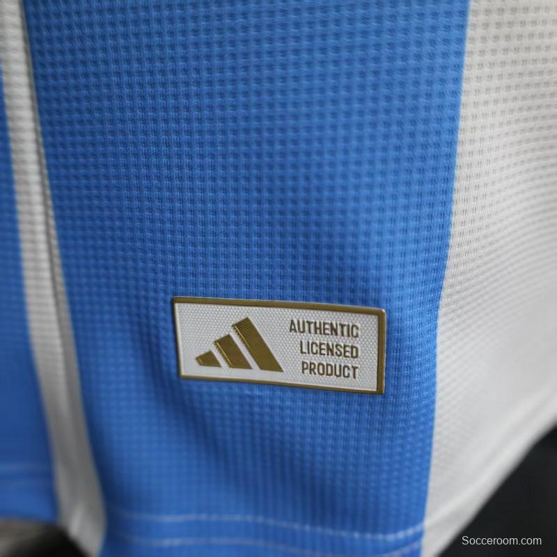 Player Version 2025 Argentina Home Jersey